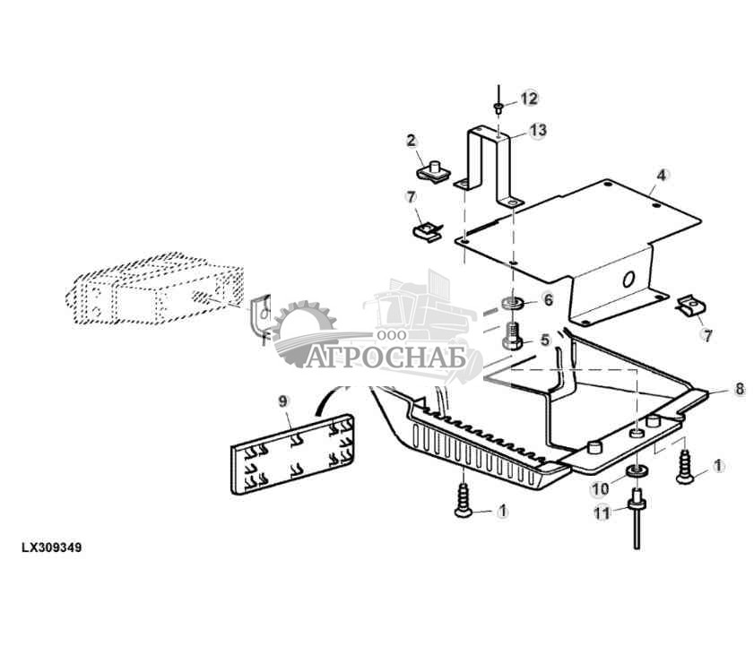 ПАНЕЛЬ УПРАВЛЕНИЯ РАДИОПРИЕМНИКОМ 